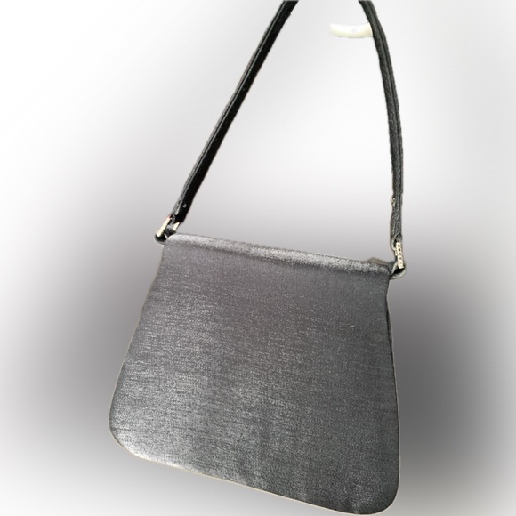 Small BLACK satin evening bag by KF Ltd. - Picture 3 of 3